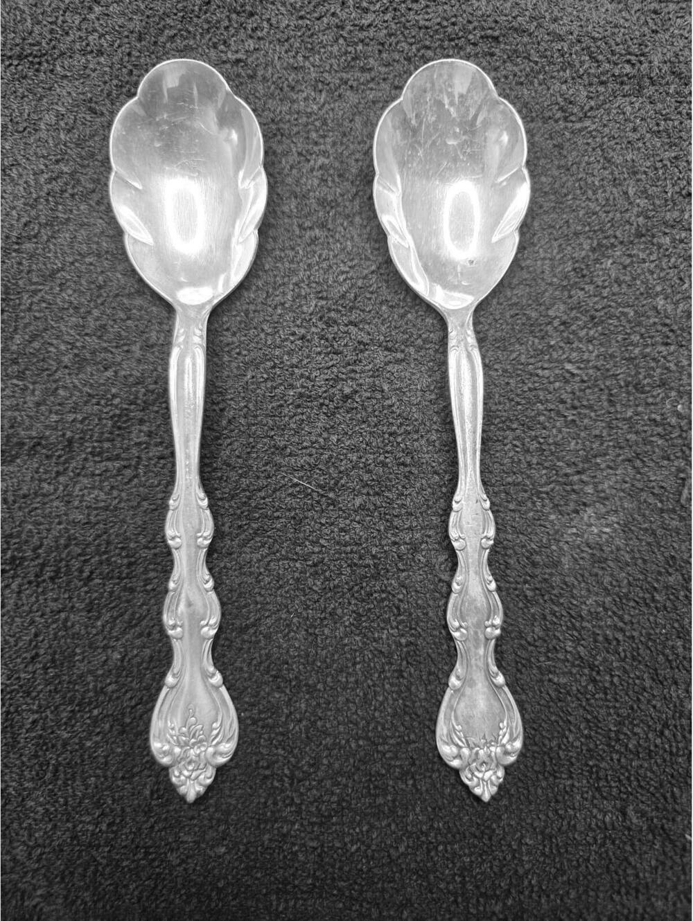 Vintage Set of 2 Teaspoon Sugar Spoon International Silver Interlude Silverplate